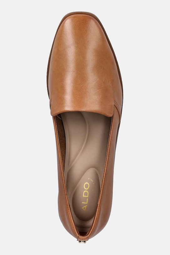 Aldo mokasyny skórzane CHERFLEX brązowy 13621015.CHERFLEX