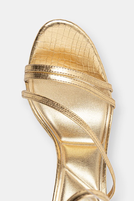 Δερμάτινα σανδάλια Aldo ODELLA χρυσαφί 14241591.ODELLA