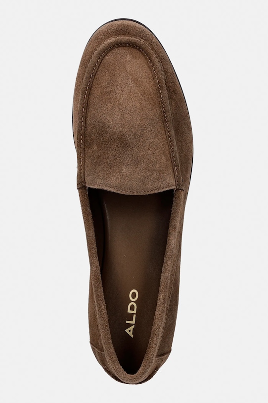 Aldo mokasyny zamszowe AMBAR brązowy 14193447.AMBAR