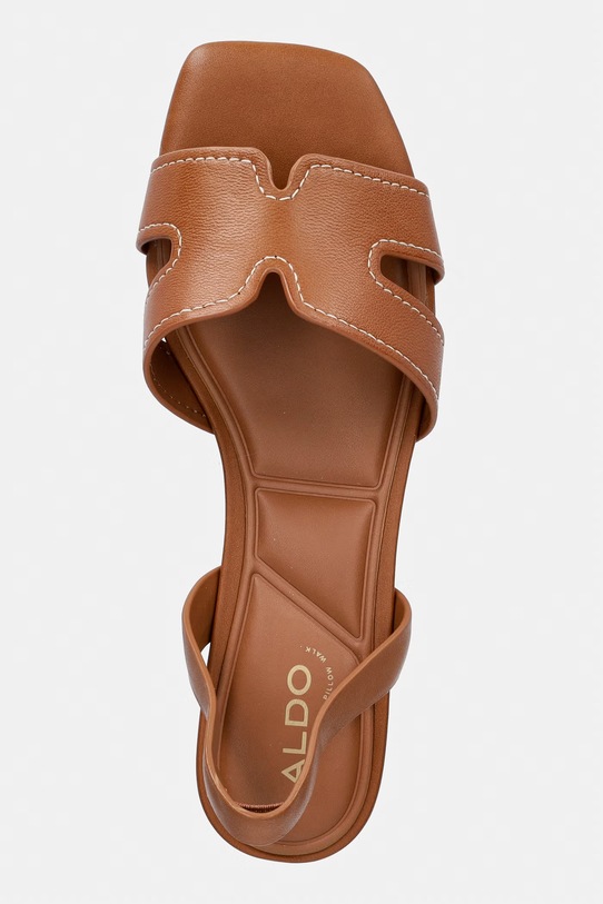 Aldo sandały skórzane JAVAMANNON brązowy 14190711.JAVAMANNON