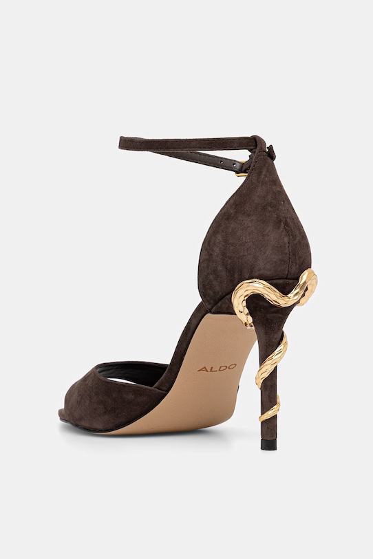 Παπούτσια Πέδιλα σουέτ Aldo MEDEZA 14189997.MEDEZA καφέ