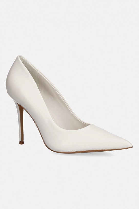 Aldo szpilki skórzane STASYA szpilka biały 14190703.STASYA