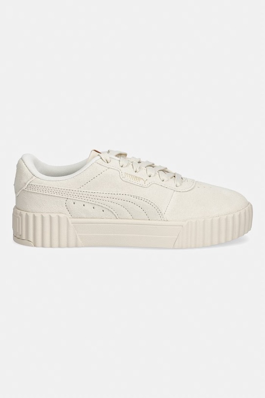 Puma sneakersy zamszowe Carina 3.0 400721 beżowy SS26