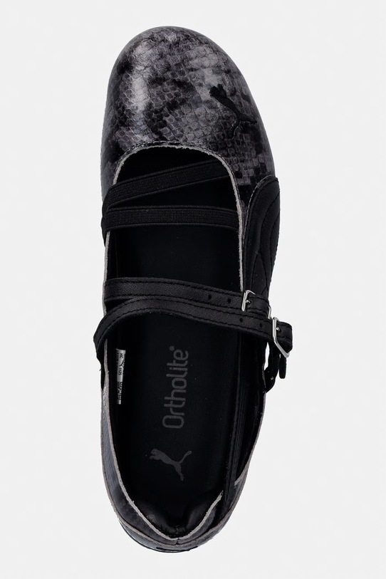 Puma baleriny skórzane Speedcat Ballet Snake szary 405326