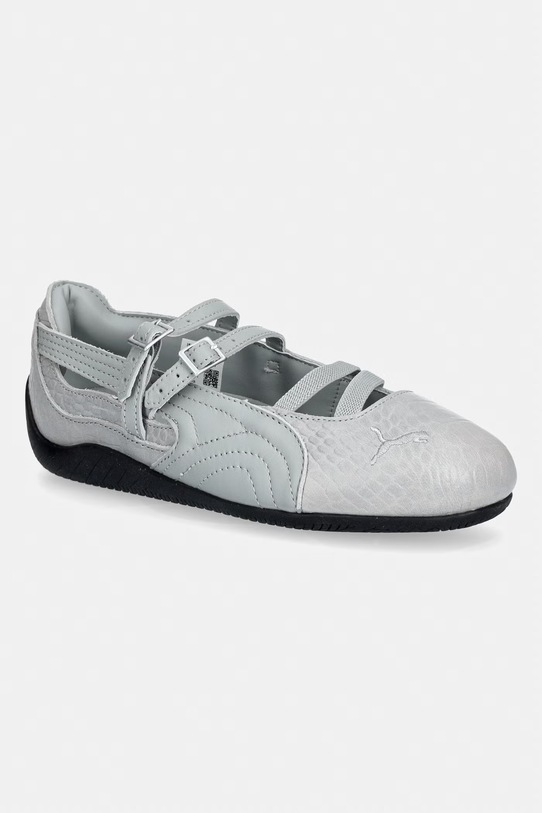 Puma Speedcat Ballet Croc baleriny skórzane szary 405327