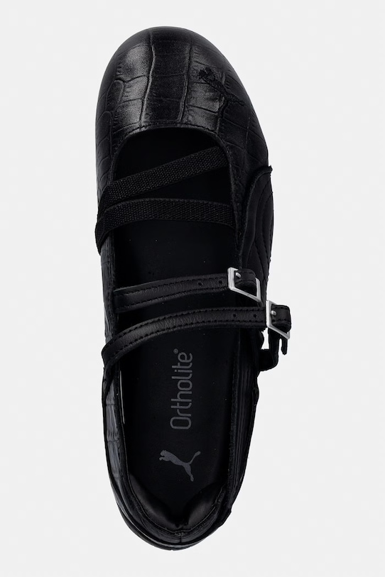 Puma baleriny skórzane Speedcat Ballet Croc czarny 405327