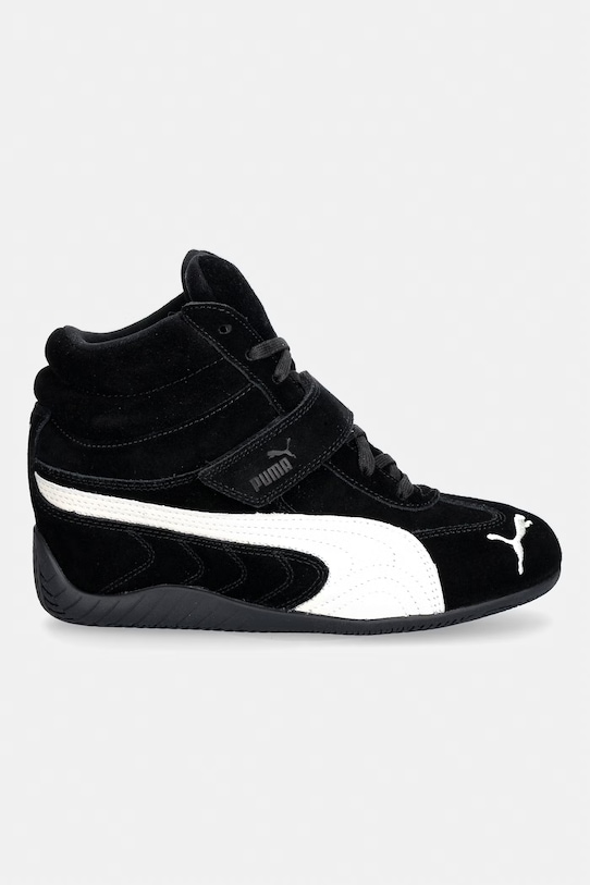 Puma Speedcat Wedge sneakersy na koturnie damskie zamszowe 408119 czarny SS26