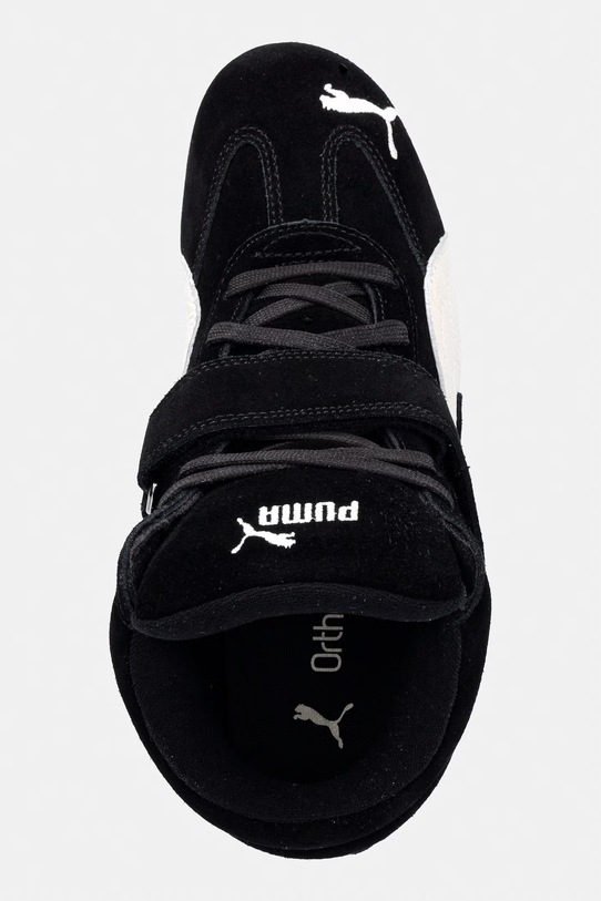 Puma Speedcat Wedge sneakersy na koturnie damskie zamszowe czarny 408119