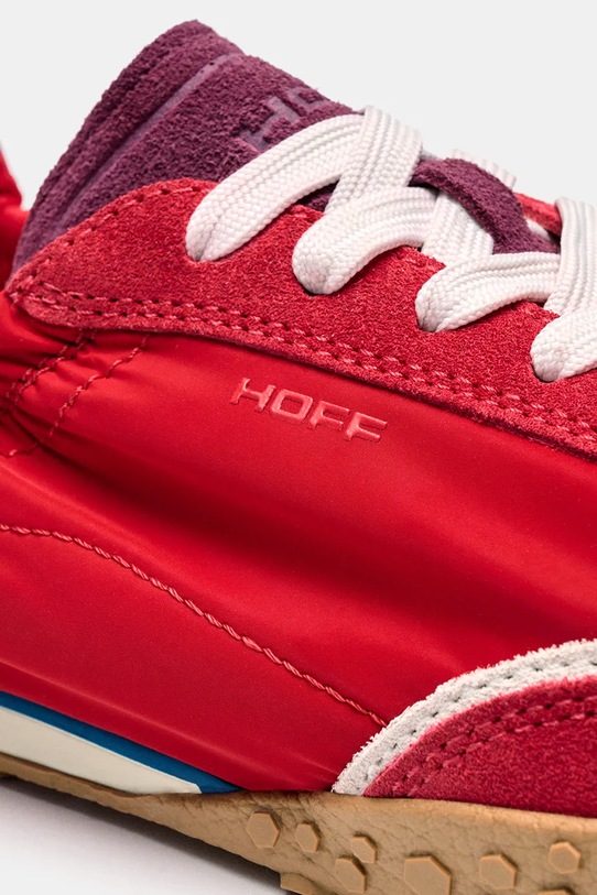 Obuwie Hoff BRIDGE DOPAMINE BERRY sneakersy damskie skórzane 12661018 czerwony