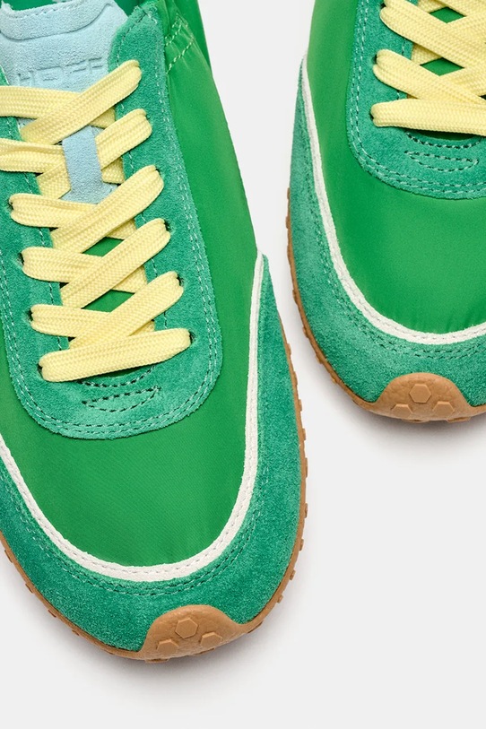 Obuwie Hoff BRIDGE DOPAMINE JADE sneakersy damskie skórzane 12661017 zielony