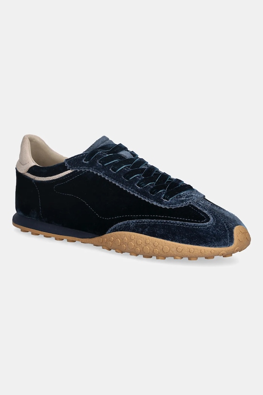 Hoff sneakersy BRIDGE VELVET NIGHT BLUE tekstylny granatowy 12661011