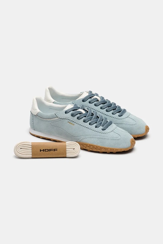 Hoff sneakersy zamszowe BRIDGE FL BLUE 22561019