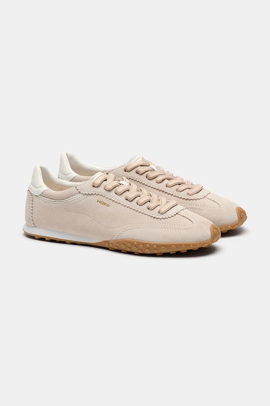Hoff sneakersy zamszowe BRIDGE FL BEIGE 22561018 beżowy SS26