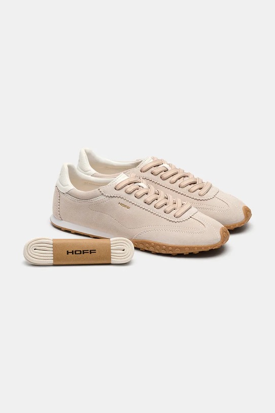 Hoff sneakersy zamszowe BRIDGE FL BEIGE 22561018