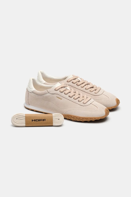 Hoff sneakersy zamszowe BRIDGE FL BEIGE 22561018