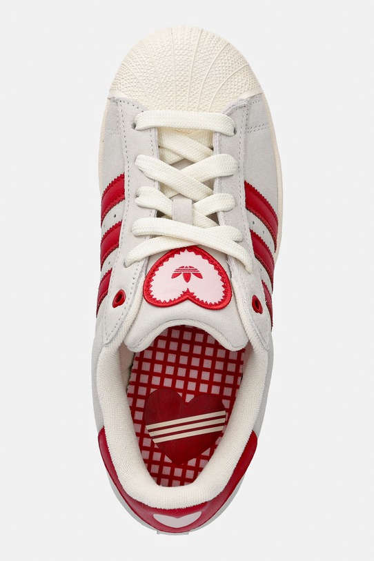 adidas Originals sneakersy zamszowe Superstar II beżowy KH9037