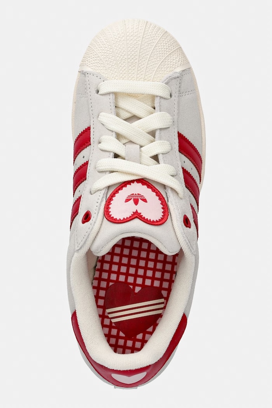 adidas Originals sneakersy zamszowe Superstar II beżowy KH9037