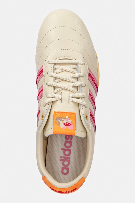 adidas sneakersy skórzane Grand Court beżowy KI3373