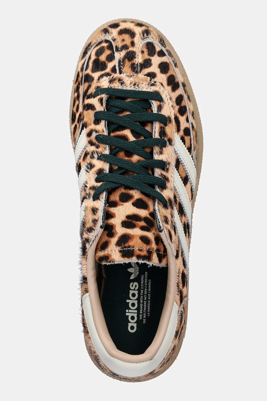 adidas Originals sneakersy skórzane Handball Spezial brązowy KI6678