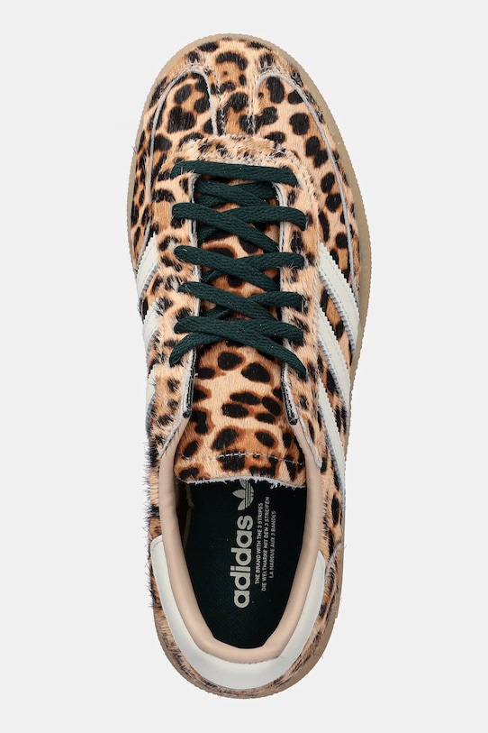 adidas Originals sneakersy skórzane Handball Spezial brązowy KI6678