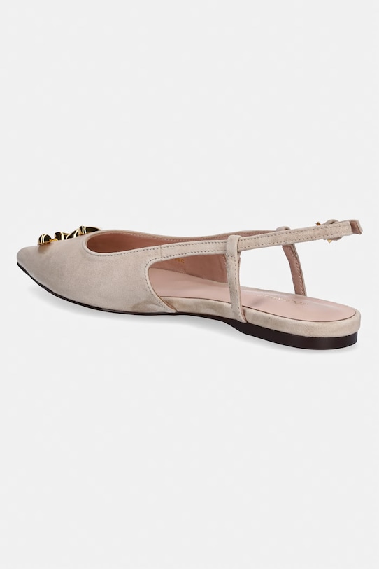 Obuwie Coccinelle baleriny zamszowe E4.SB2.21.02.01.N64 beżowy
