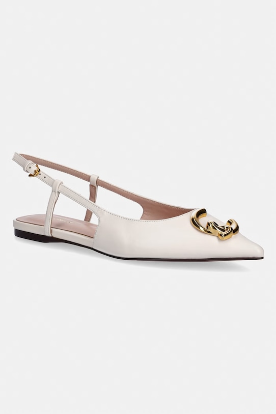 Coccinelle baleriny skórzane beżowy E4.SB3.21.02.01.N17