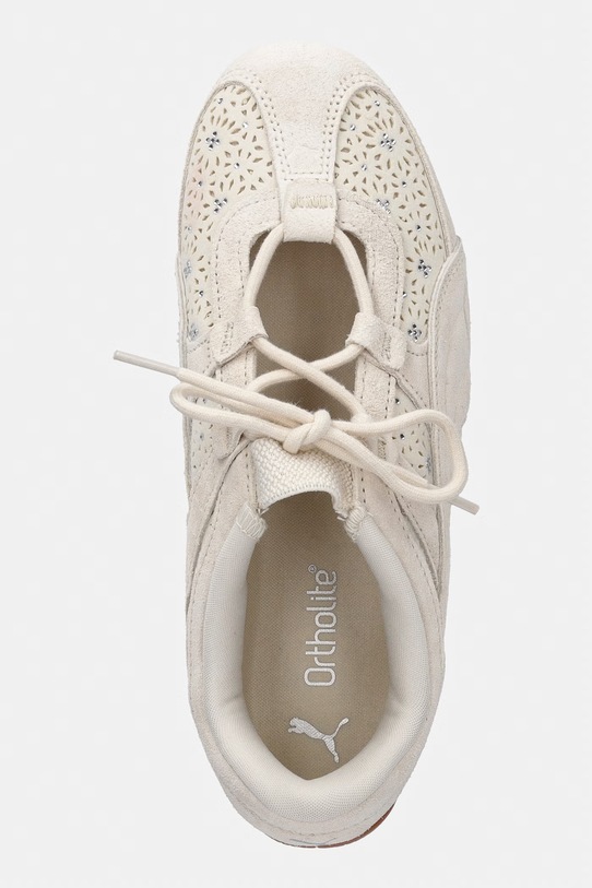 Puma sneakersy Speedcat Go Bejewelled beżowy 404906