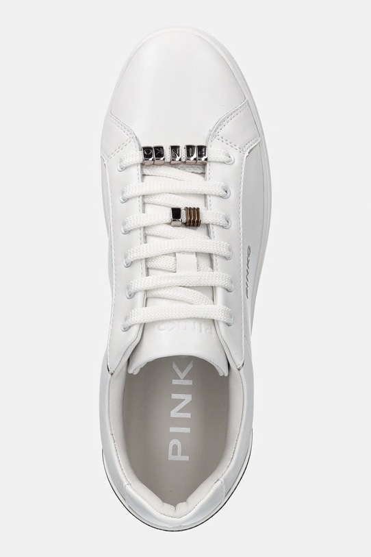 Pinko sneakersy skórzane Iris 01 biały SS0131.P001.ZX8