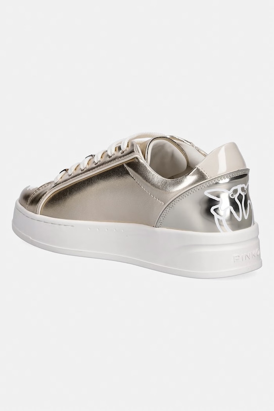 Obuwie Pinko Iris 01 sneakersy damskie skórzane SS0131.P028.Z22 złoty