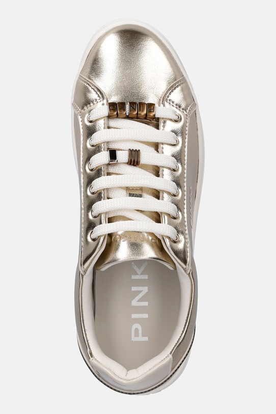 Pinko Iris 01 sneakersy damskie skórzane złoty SS0131.P028.Z22