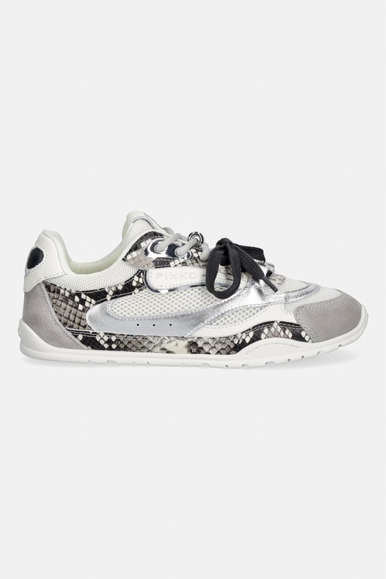Pinko sneakersy skórzane Yulia 01 SS0185.P148.I93 srebrny SS26