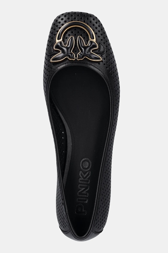 Δερμάτινες μπαλαρίνες Pinko Max 11 μαύρο SD0457.P003.Z99