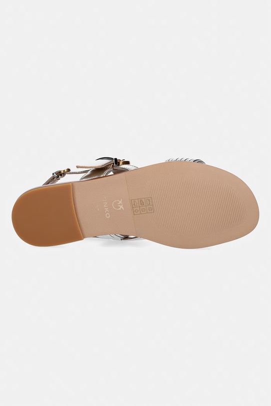 Pinko sandále dámske kožené Milly 08 SD0467.P049.Z22 zlatá