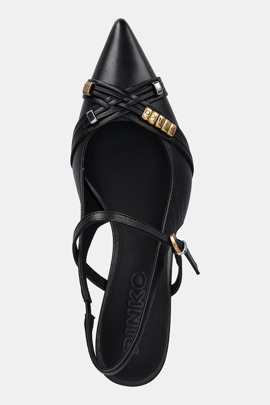 Δερμάτινες γόβες Pinko Gloria 18 μαύρο SD0489.P003.Z99