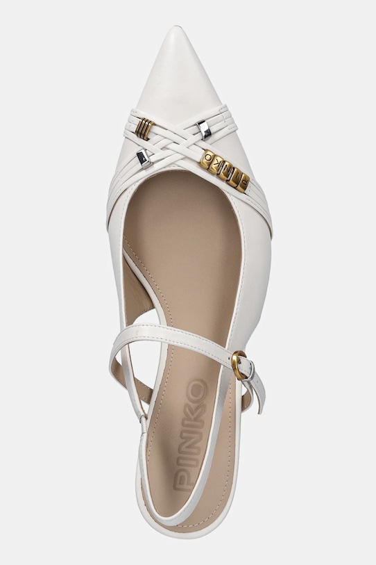 Δερμάτινες γόβες Pinko Gloria 18 μπεζ SD0489.P003.Z12