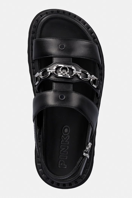 Pinko sandále dámske kožené Kate 06 čierna SD0517.P001.Z99