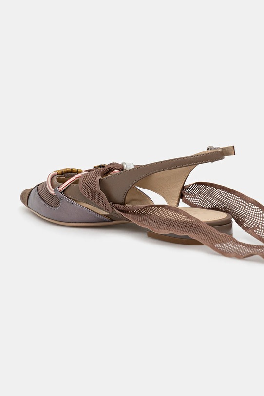 Obuwie Pinko baleriny Gianira 30 SD0547.P003.M28 brązowy