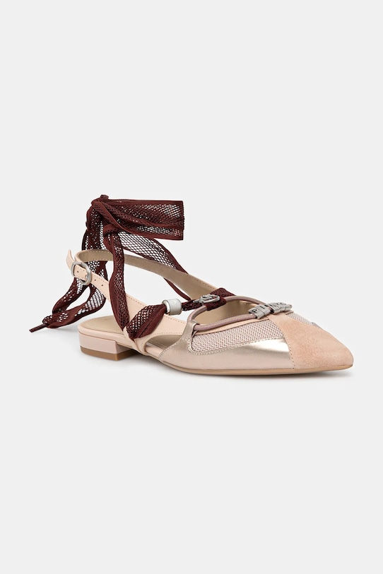 Μπαλαρίνες Pinko Gianira 30 υφασμάτινο μπεζ SD0547.P003.W4E