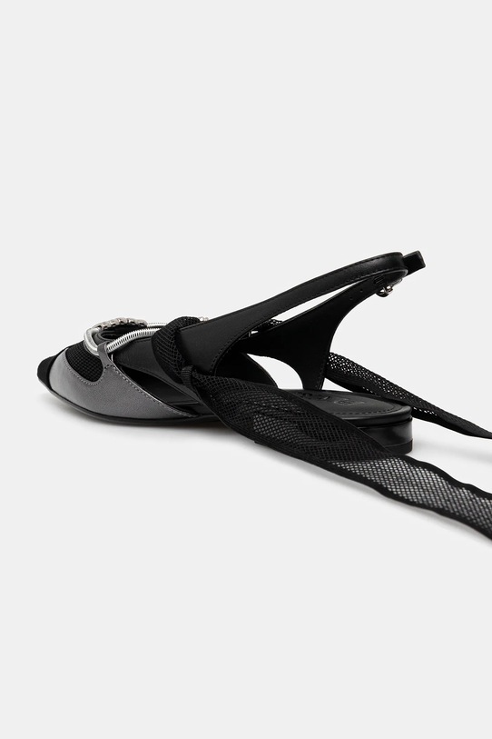 Παπούτσια Δερμάτινες μπαλαρίνες Pinko Gianira 30 SD0547.P003.Z99 μαύρο