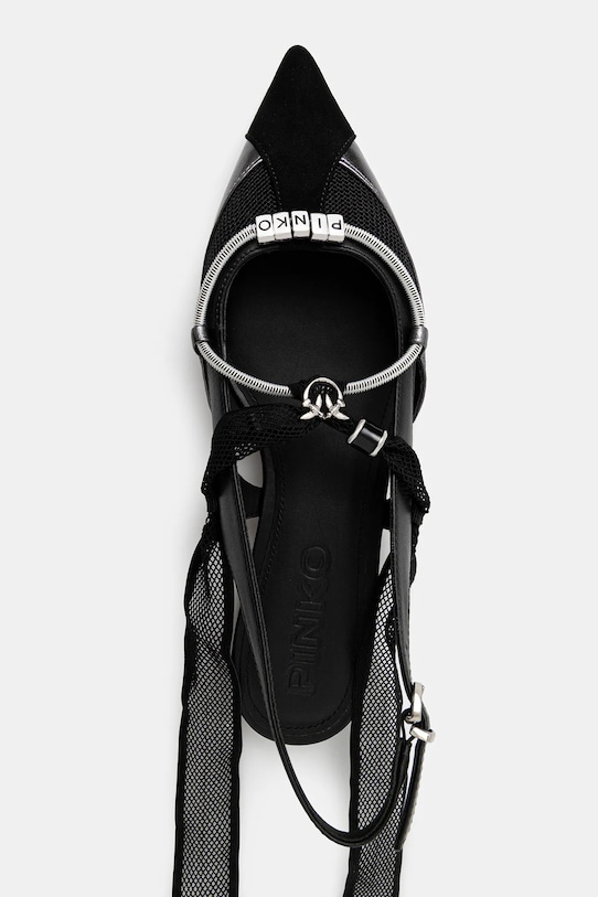 Δερμάτινες μπαλαρίνες Pinko Gianira 30 μαύρο SD0547.P003.Z99