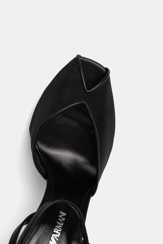 Emporio Armani sandále EW004069.AF24789.UC001 čierna