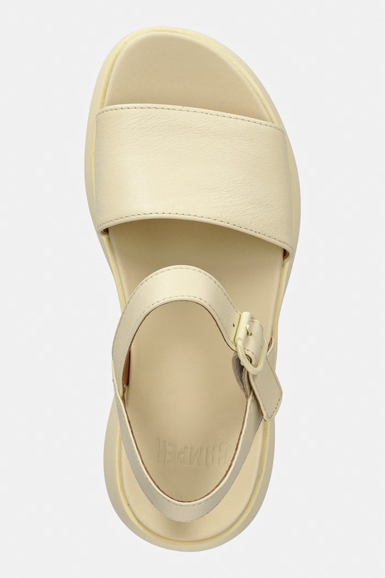 Camper sandale s platformom za žene od kože Tasha zlatna K201659.013