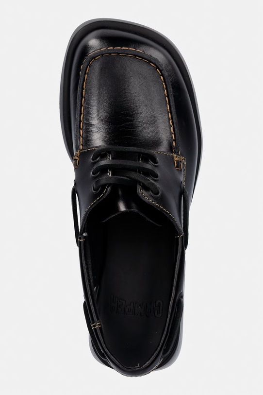 Camper mokasíny dámske kožené Donna čierna K201742.007