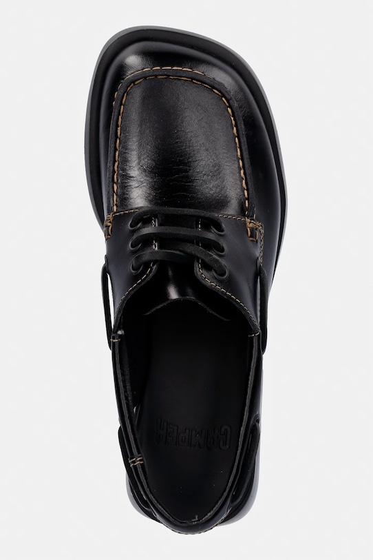 Camper mokasíny dámske kožené Donna čierna K201742.007