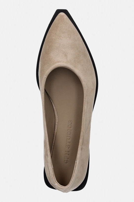 Copenhagen baleriny zamszowe beżowy CPH415