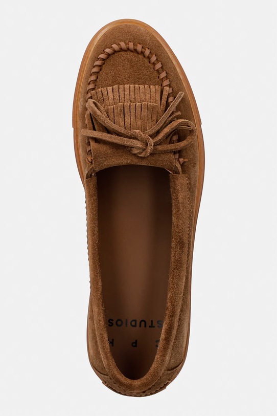 Copenhagen mocassini da donna in scamoscio marrone CPH365