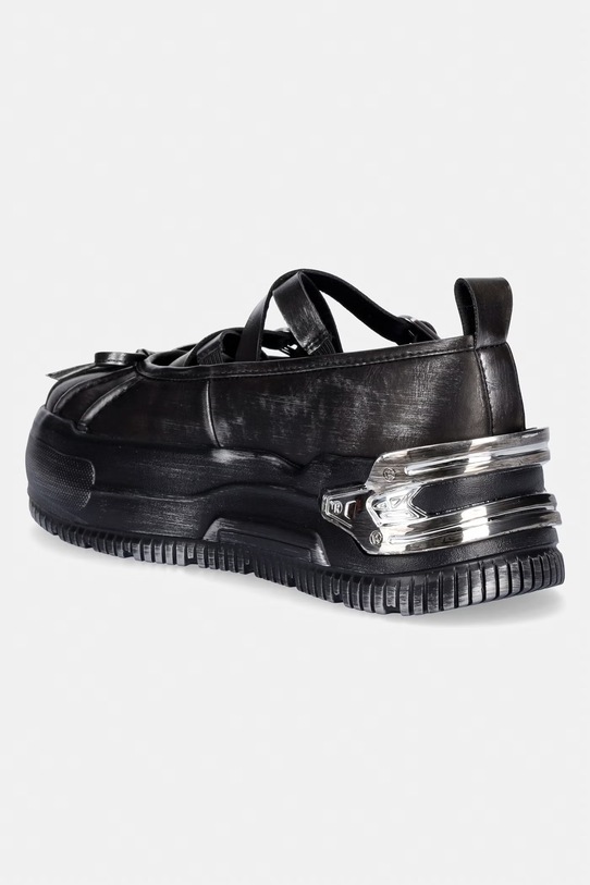 Obuća Koi Footwear balerinke Metamorphosis Distressed May Janes TT02 crna