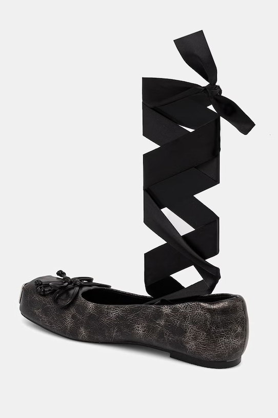 Obuwie Koi Footwear baleriny Blithe Metal Toe Ballet Flats Blithe czarny