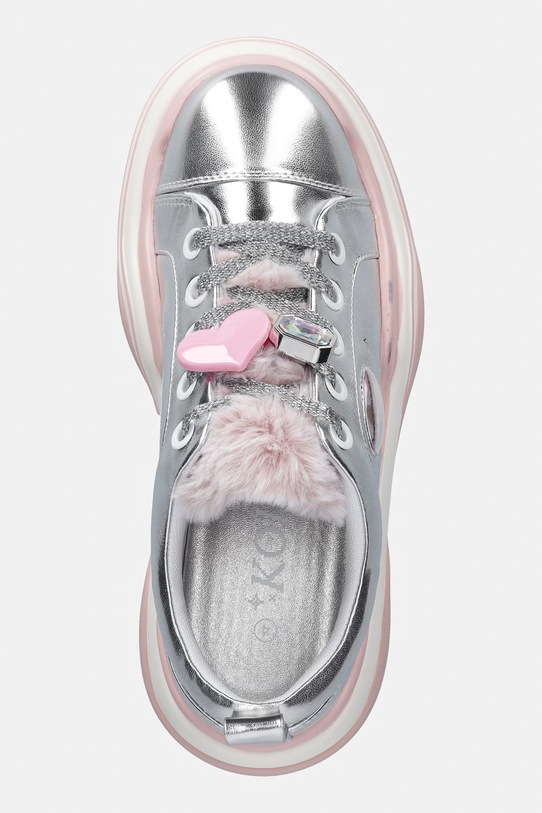 Koi Footwear Girlie Pop Chunky Trainers tenisice za žene srebrna MT08