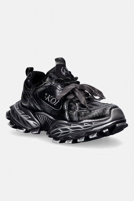 Koi Footwear Enigma Mega Chunky Trainers tenisice za žene crna Enigma